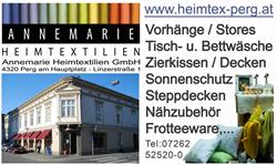 ANNEMARIE Heimtextilien GmbH, Perg Öffnungszeiten