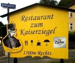 Restaurant Kaiserziegel - Kaltenleutgeben, Öffnungszeiten