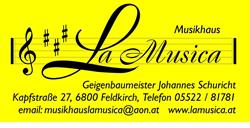 Musikhaus La Musica, Feldkirch Öffnungszeiten
