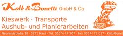 Kalb & Bonetti GmbH + Co. KG, Hard Öffnungszeiten