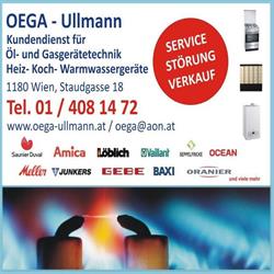 OEGA Ullmann Andreas Heiz-Koch-Warmwassertechnik f. Öl- und Gasgeräte, Wien Öffnungszeiten