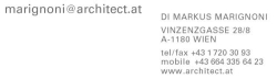 architect.at | ARCHITEKT DI MARKUS MARIGNONI, Währing, Wien - Öffnungszeiten