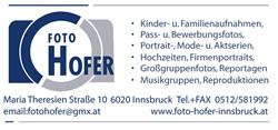 Foto Hofer, Innsbruck Öffnungszeiten