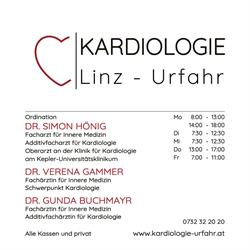 Kardiologie Urfahr - Dr. Simon Hönig, Dr.Verena Gammer & Dr.Gunda Buchmayr, Linz Öffnungszeiten