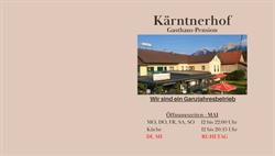 Hotel Kärntnerhof Hermann Scheiber, Faak am See Öffnungszeiten