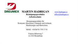Martin Hadrigan - m. Hadrigan, Reinigungsprodukte, Bisamberg Öffnungszeiten