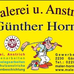Günther Horny Malerbetrieb, Gänserndorf Öffnungszeiten