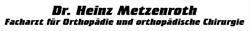 Metzenroth Heinz OA Dr, Währing, Wien - Öffnungszeiten