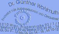 Augenarzt Dr. Günther Wohlmuth, Floridsdorf, Wien - Öffnungszeiten
