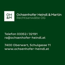 Ochsenhofer Heindl & Martin Rechtsanwälte OG, Oberwart Öffnungszeiten