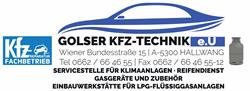 Golser KFZ-Technik e.U., Hallwang Öffnungszeiten