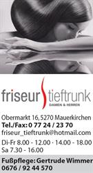Friseur Tieftrunk - Karin Kasinger, Mauerkirchen Öffnungszeiten