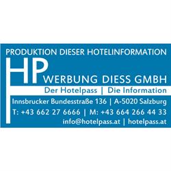 HP Werbung - Manfred Diess GmbH | Hotelinformationen | Hotelbroschüre | Hotel Flyer, Salzburg Öffnungszeiten