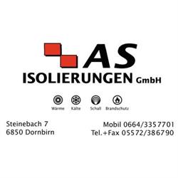 AS-Isolierungen GmbH - Wärme-Kälte-Schallisolierungen GmbH, Dornbirn Öffnungszeiten
