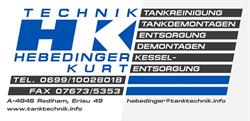 HK Tanktechnik TANKENTSORGUNG Hebedinger Kurt, Redlham Öffnungszeiten