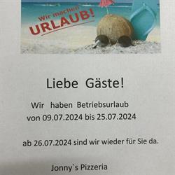 Jonny's Pizzeria Inh. Gjon Berisha, Bartholomäberg Öffnungszeiten