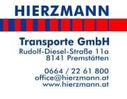 HIERZMANN Transporte, Unterpremstätten, Premstätten - Öffnungszeiten