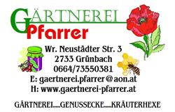 Gartenbau Pfarrer, Grünbach am Schneeberg Öffnungszeiten
