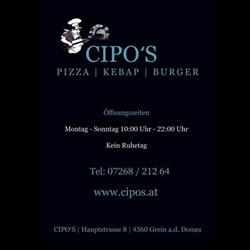 Cipo's Pizza & Kebab, Grein Öffnungszeiten