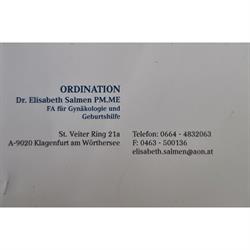 Dr. med. Elisabeth Salmen, Klagenfurt am Wörthersee Öffnungszeiten