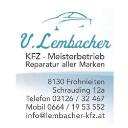Vinzenz Lembacher - Kfz-Meisterbetrieb, Frohnleiten Öffnungszeiten