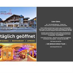 Restaurant Pizzeria Bergschmied, Bramberg am Wildkogel Öffnungszeiten