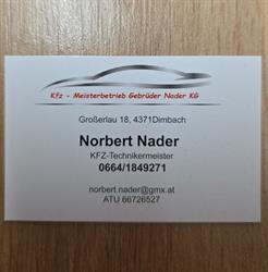 Gebrüder Nader KG, Dimbach Öffnungszeiten