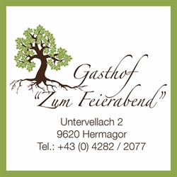Gasthof zum Feierabend - Hans Domenig, Hermagor-Pressegger See Öffnungszeiten
