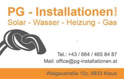 PG - Installationen GmbH, Klaus Öffnungszeiten