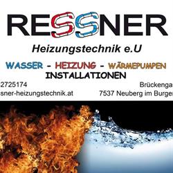 Ressner Heizungstechnik e.U., Neuberg im Burgenland Öffnungszeiten