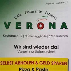 Pizzeria Verona, Ludesch Öffnungszeiten