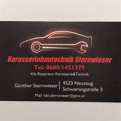 Karosseriebautechnik Sternwieser e.U., Neuzeug Öffnungszeiten