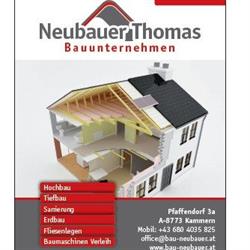 Neubauer Thomas, Bauunternehmen, Kammern im Liesingtal Öffnungszeiten