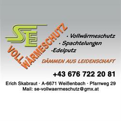 SE - Vollwärmeschutz Erich Skabraut, Weißenbach am Lech Öffnungszeiten