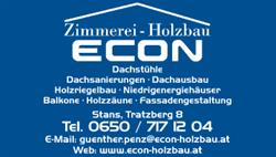 Günther Penz Econ Holzbau, Stans Öffnungszeiten