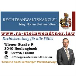 Rechtsanwaltskanzlei - Mag. Florian Steinwendtner, Neulengbach Öffnungszeiten