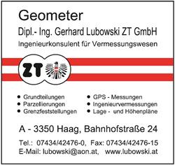 Vermessung Lubowski ZT GmbH, Haag Öffnungszeiten
