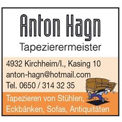 Anton Hagn - Tapeziermeister, Kirchheim im Innkreis Öffnungszeiten