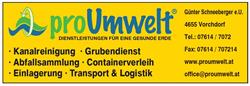 proUmwelt Limberger - Entsorgung - Transport, Vorchdorf Öffnungszeiten