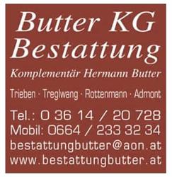 Bestattung Butter KG, Treglwang Öffnungszeiten
