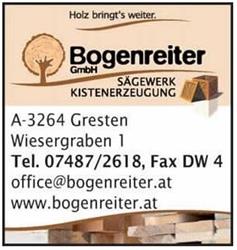 Bogenreiter GmbH - Sägewerk, Brettl Öffnungszeiten