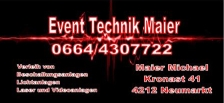 Eventtechnik-Maier, Neumarkt im Mühlkreis Öffnungszeiten