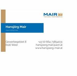 Tischlerei Mair - Meisterservice, Weer Öffnungszeiten
