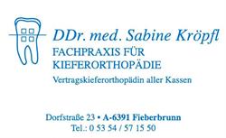 Kieferorthopädie DDr. med. Sabine Kröpfl, Fieberbrunn Öffnungszeiten