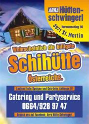 Arra Hütte Schwingerl, Harmanschlag Öffnungszeiten