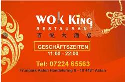WOK King Asia Restaurant, Asten Öffnungszeiten