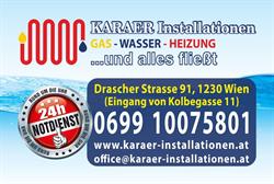 Karaer installateur, Karaer Installateur Wien, Wien - Öffnungszeiten