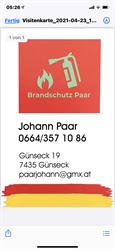 Brandschutz Paar GmbH, Günseck Öffnungszeiten