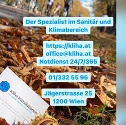 Kliha Installationen GmbH, Wien Öffnungszeiten