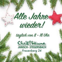 Christbäume Janisch, Stegersbach Öffnungszeiten